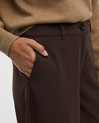 Pantalon taille mi-haute à jambe ballon
