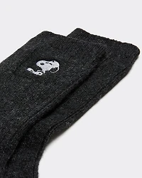 Winter Socks with Snoopy at Hem
