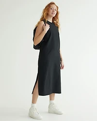 Sleeveless Mix-Media Dress