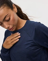 Long-Sleeve Crew-Neck Pullover