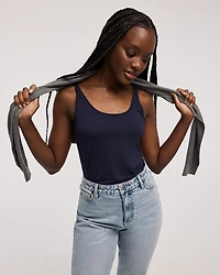Camisole réversible à fines bretelles