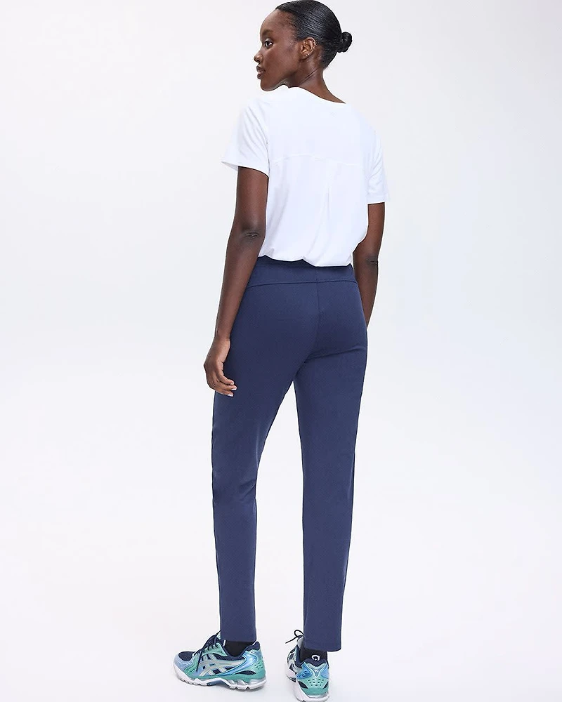 Slim-Leg High-Rise Pulse Pant
