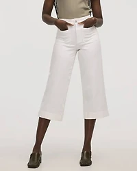 Wide-Leg High-Rise Cropped Jeans