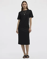 Crew-Neck Midi T-Shirt Dress