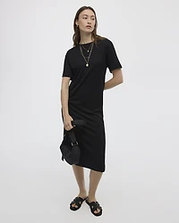 Crew-Neck Midi T-Shirt Dress