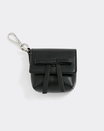 Faux Leather Earphone Case