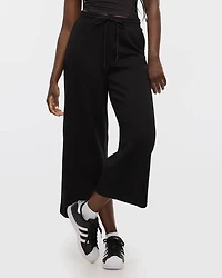 Cropped Wide-Leg Pants