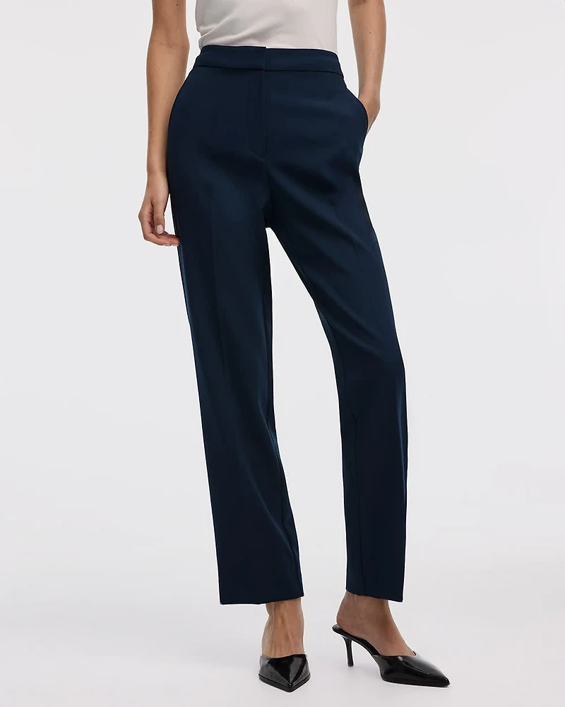 Straight-Leg High-Rise Pant