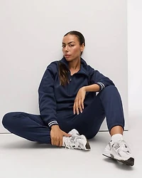 Pull à demi-zip