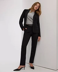 Straight-Leg High-Rise Pants