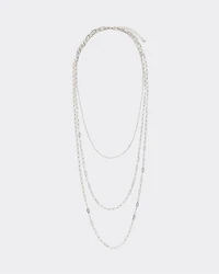 Long Necklace with Paperclip Chains