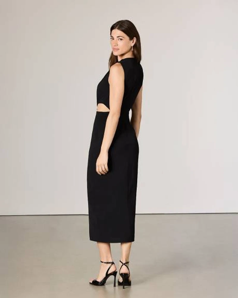 Sleeveless Bodycon Maxi Dress with Cut-Out Details