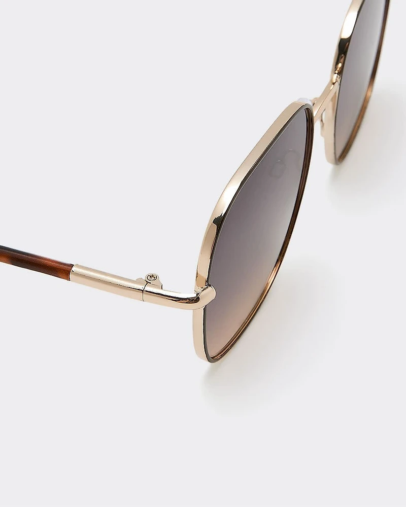 Tortoise Sunglasses with Square Frame