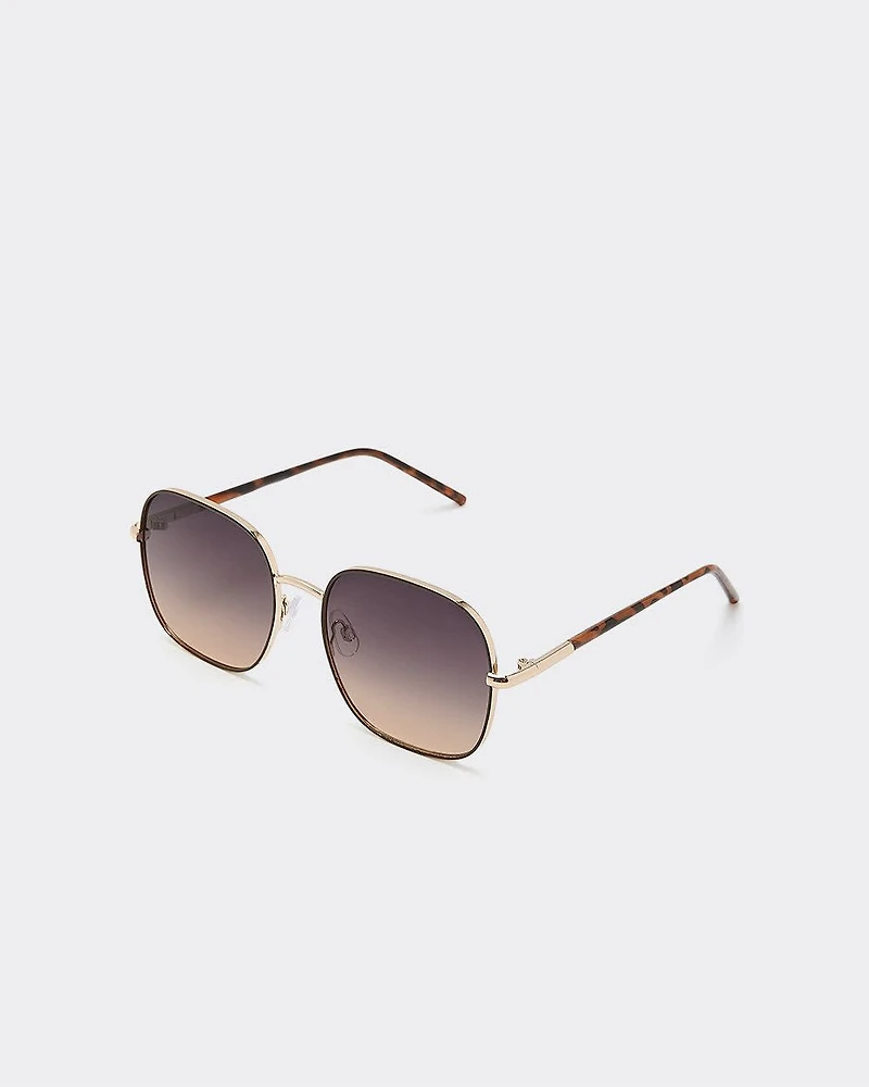 Tortoise Sunglasses with Square Frame
