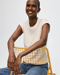 Extended-Sleeve Crew-Neck T-Shirt