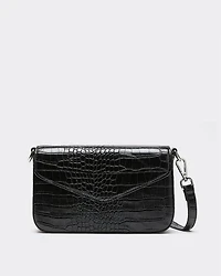 Sac à main en faux cuir de crocodile