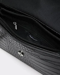 Sac à main en faux cuir de crocodile