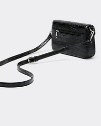 Sac à main en faux cuir de crocodile