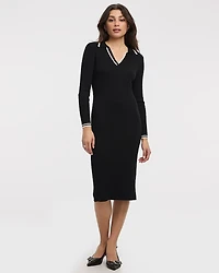Bodycon Polo Midi Dress