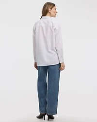 Chemise rayée à manches longues