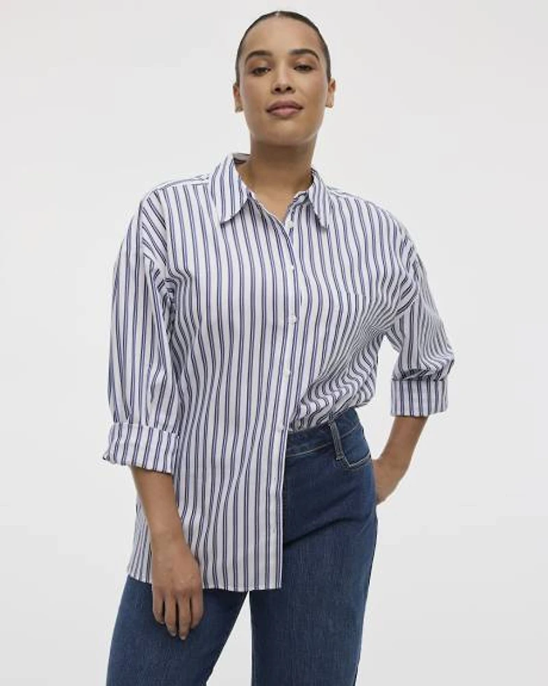 Striped Long-Sleeve Shirt