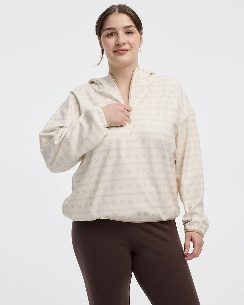 Hooded Polar Fleece Pullover