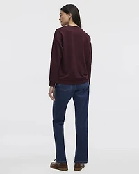 Long-Sleeve Crew-Neck Sweatshirt