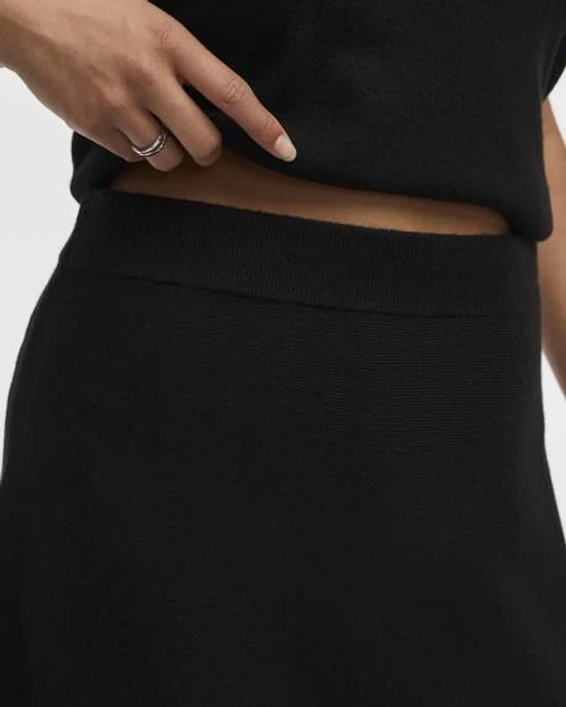 Mini Skirt with Elastic Waistband