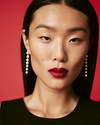 Linear Pearl Earrings