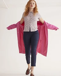Pantalon cheville à taille haute et jambe étroite