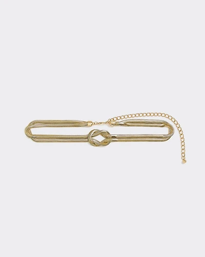 Chain Belt with Knot