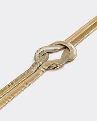 Ceinture en chaîne avec noeud