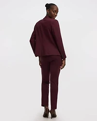 Veston ajusté en tricot à un bouton