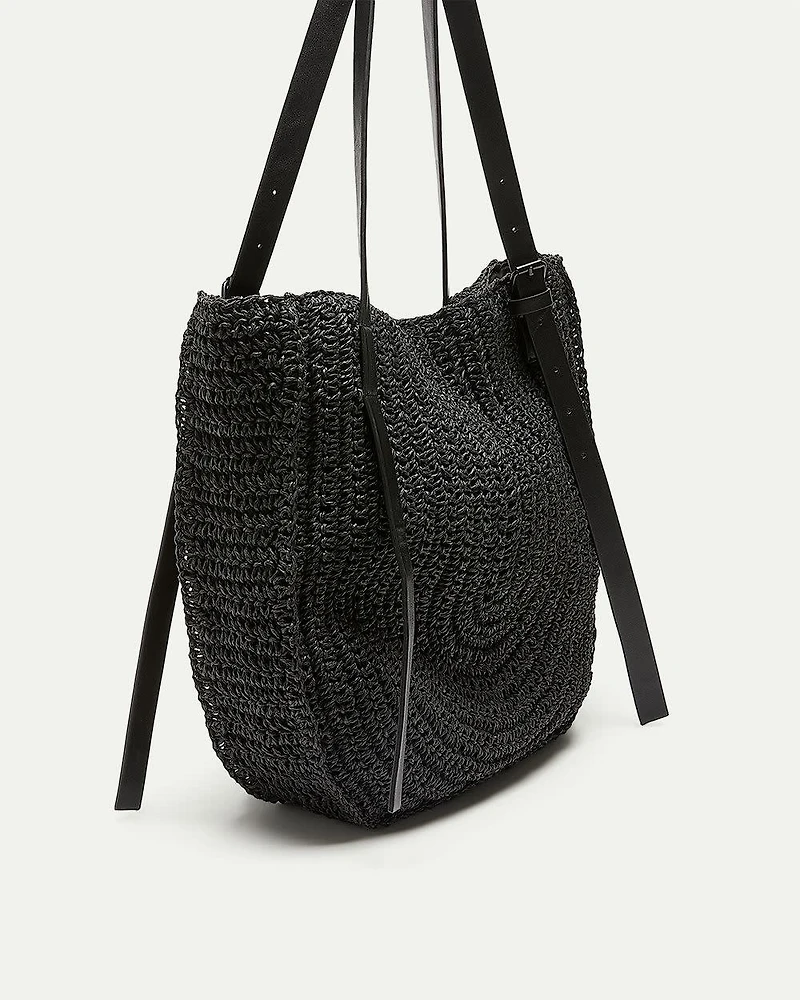 Sac fourre-tout en paille