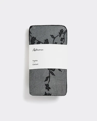 Tights with Lace Roses