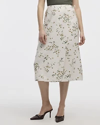 Jupe midi portefeuille