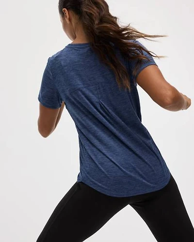 T-shirt à col rond et manches courtes