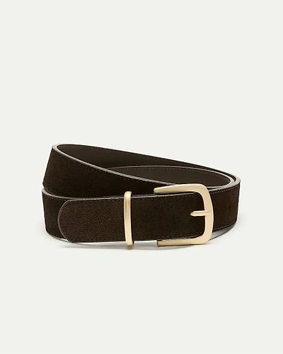 Ceinture en suède à boucle rectangulaire