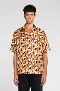 All over graphic-print short-sleeve shirt