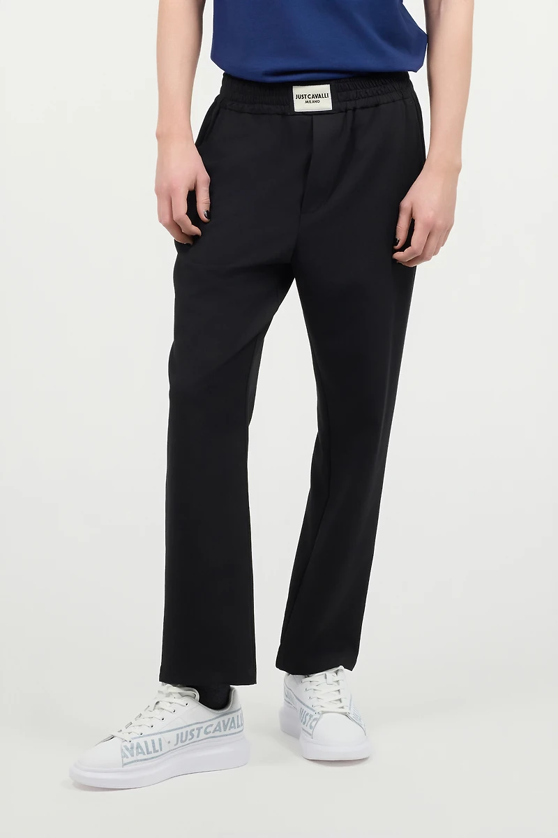 Sports Pants With Logo Label