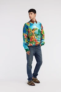 Hawaii print sweatshirt