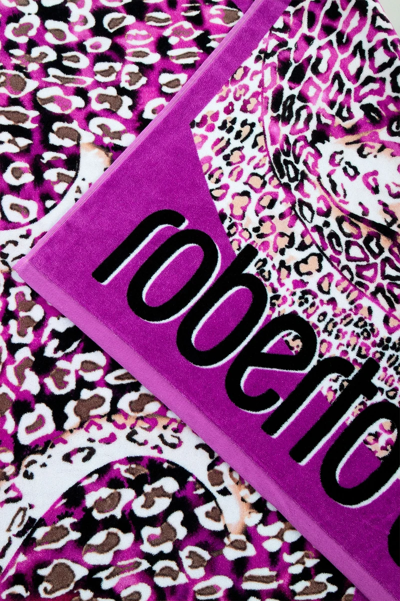 Leo Camouflage Print Beach Towel