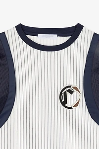 C Logo-Appliqué Striped T-Shirt