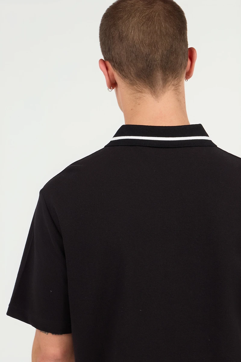 Black Polo with Logo
