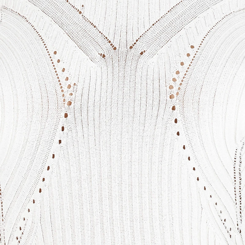 Wall Print Ribbed Sweater