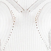 Wall Print Ribbed Sweater