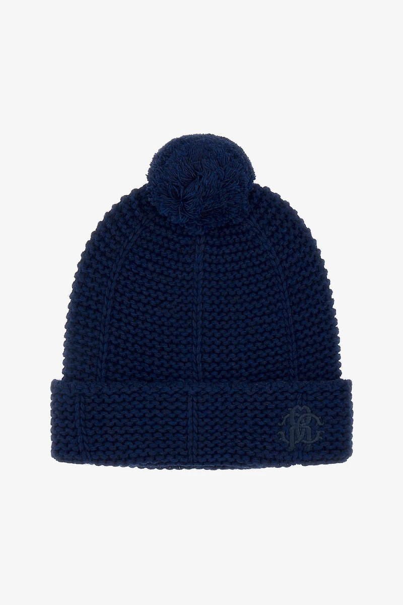Dark Blue Cashmere Blend Hat