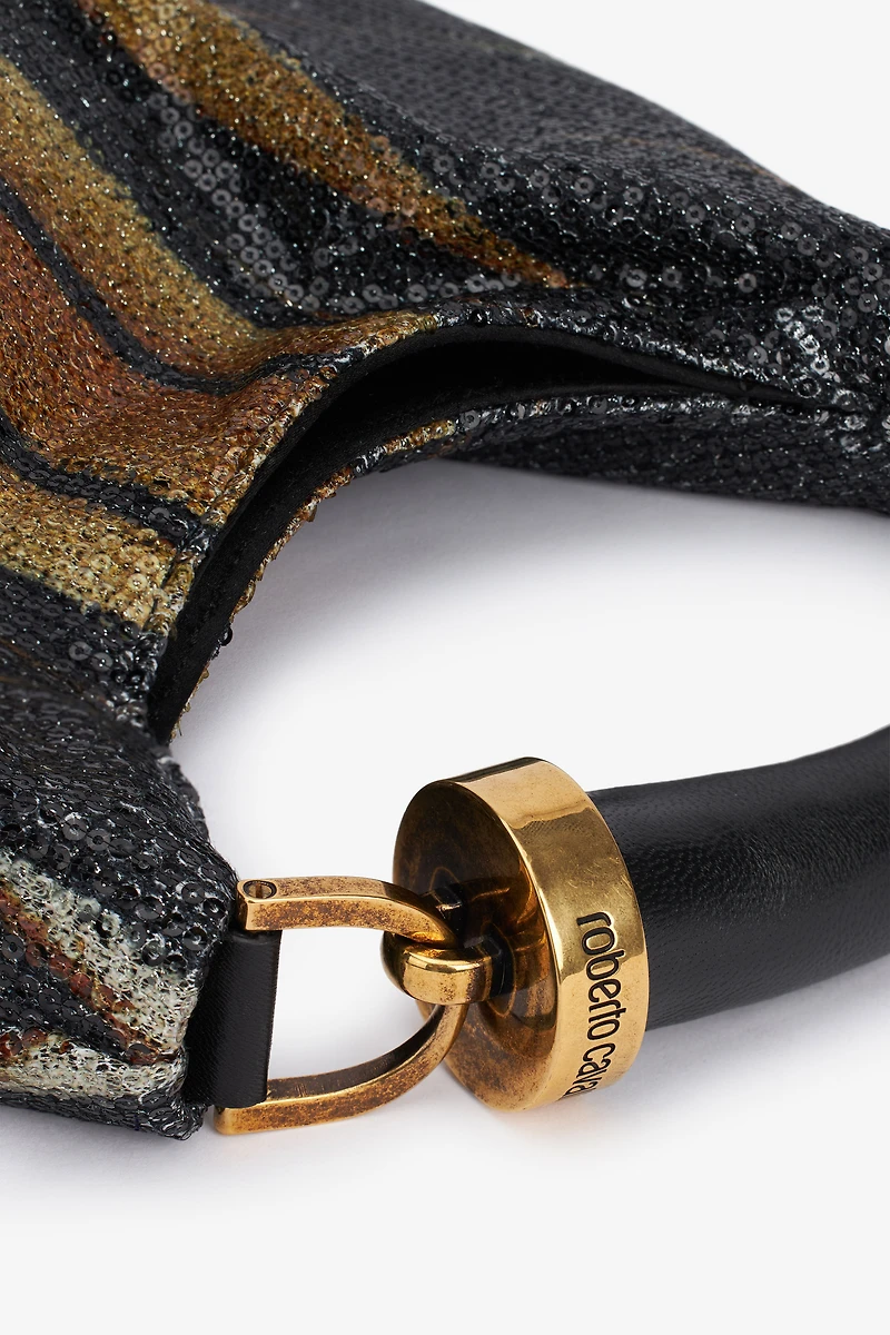 Ray Of Gold Print Shoulder Bag