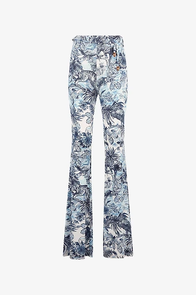 Flared Pants With All-Over Print
