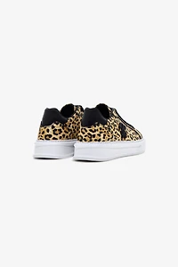 Low-Top Sneakers with Jaguar Print
